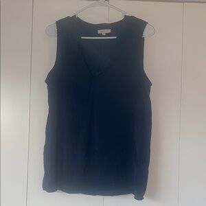 LOFT Black Tank Top Minimalist Style